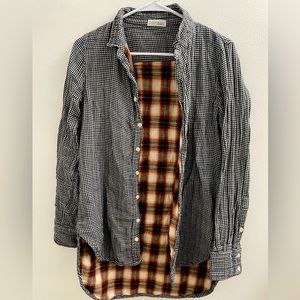 Free People flannel size XS